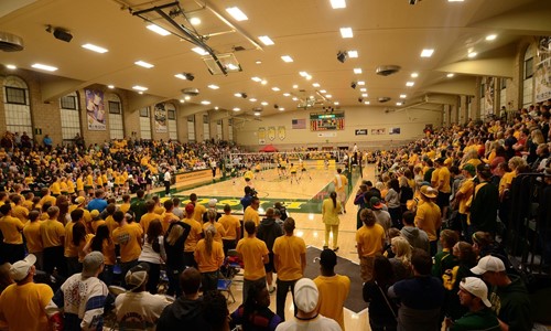 Bentson Bunker Fieldhouse Crowd